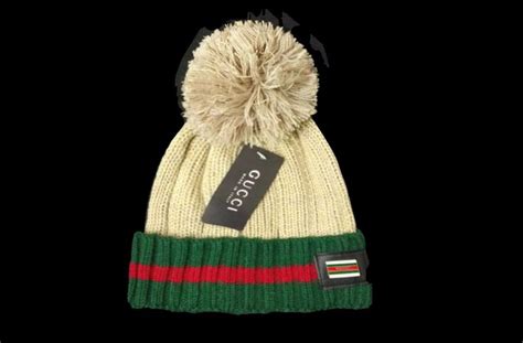 gucci hat knitted pom pom|women's gucci hats.